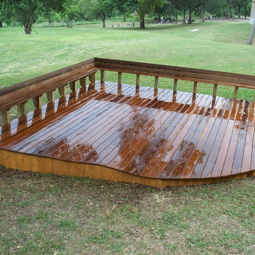 Dallas Indepenent School District Ipe Deck by Art Deck-O
