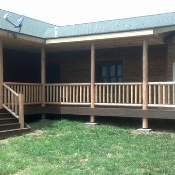 Log Railing