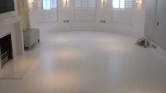 White Resin Floor