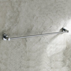 Brass Chrome Finish One Bar Towel Bar TCB7301 - Bathroom Accessories