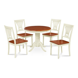 Brookline 5 Piece Small Kitchen Table And Chairs Set