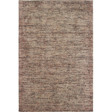 Tommy Bahama Lucent 45907 Taupe Pink Area Rug 5' X  8'