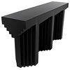 Noir Furniture Acropolis Console Table With Matte Black Finish GCON412MTB
