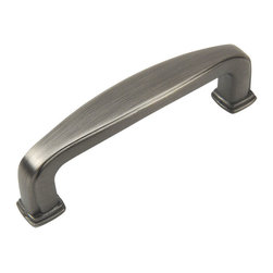 Cosmas - Cosmas 4390AS Antique Silver 3-1/2&rdquo; CTC Cabinet Pull [25-PACK] - Cabinet And Drawer Handle Pulls