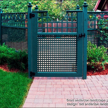 Urban Patio - Garden Gate. Minnesota Landscape Design