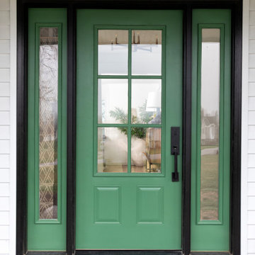 Classic Meets Modern Farm: Front Door