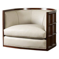 The Thomas Pheasant Collection - Bevel Swivel Lounge Chair - Living Room Chairs