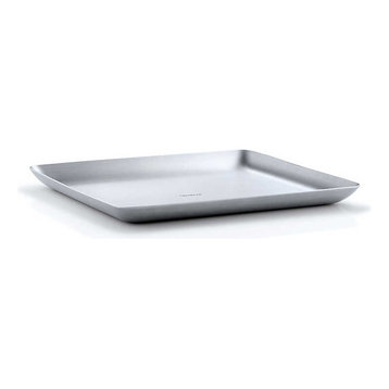Basic Stainless Steel Tray by Blomus, 7x8 in, Stainless Steel
