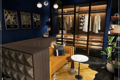 Example of a minimalist closet design in Cedar Rapids