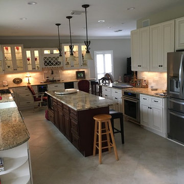 Antique White Lily Ann Cabinets