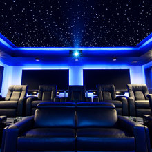 Starlite Star Ceiling For Home Theater Modern Home Cinema