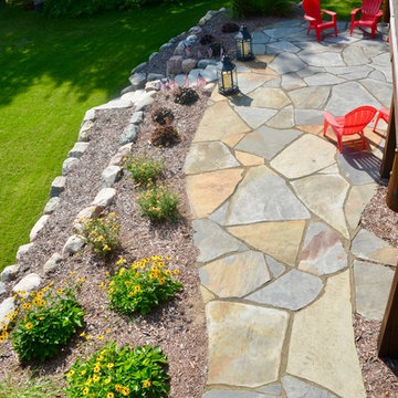Flagstone patio