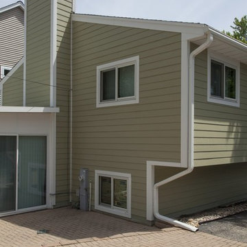 Heathered Moss Hardie Plank Siding in Warrenville Illinois