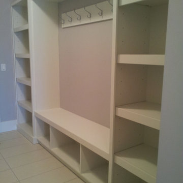 Hallway Mudroom in MDF