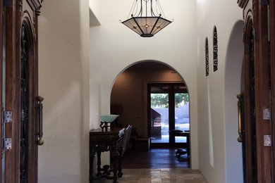 Mid-sized eclectic hallway photo in Phoenix