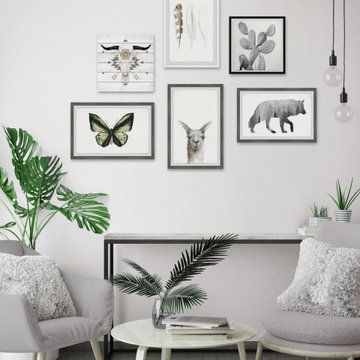 Butterflies and Boho Hexaptych