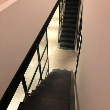 Glazed Steel sliding doors