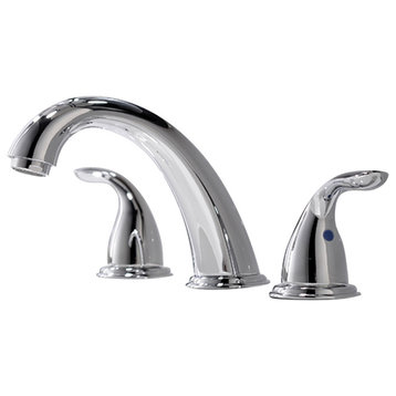 Widespread Bath Faucet,WF008-5, Chrome