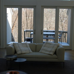 White Oak stained with a water base finish. - Engineered Wood Flooring