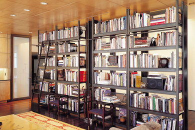 Example of a trendy home design design in Chicago