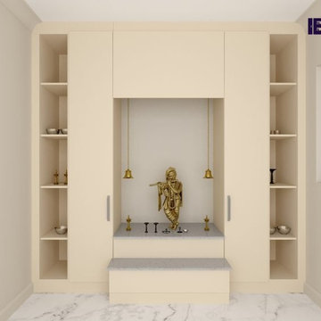 Sand Beige Home Temple Design Supplied by Inspired Elements
