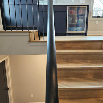 Project #115 | Staircase with Continuous Rail System Without Newels