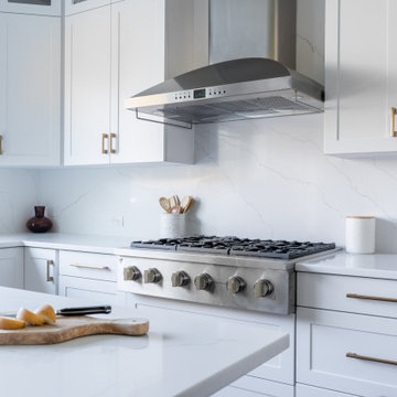 Crisp White Kitchen Design