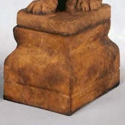 7210 Lion Statue Base - Garden Statues And Yard Art