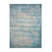 Nourison Karma Rug, Blue, 5'3"x7'4"