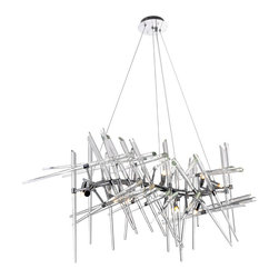 CWI Lighting - 10 Light Chandelier With Chrome Finish - Chandeliers