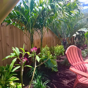 Indialantic Before and After Back Yard Landscape Design