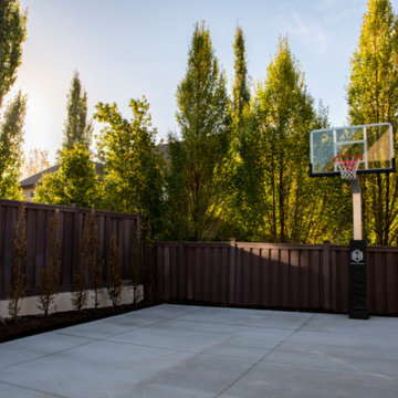 Sport Court With Privacy