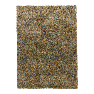 Vienna Handwoven Contemporary Shag Rug, 7'9x10'6 - Contemporary - Area ...