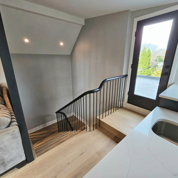 Project #115 | Staircase with Continuous Rail System Without Newels