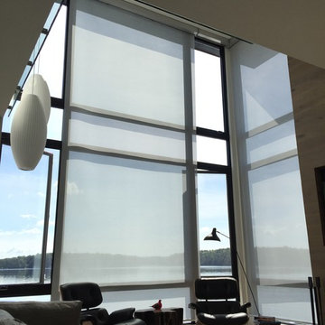 Interior Roller Shades With PVC Free Fabric
