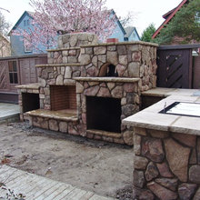 Backyard Fireplace/oven