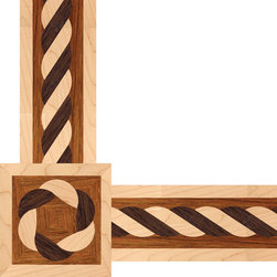 Oshkosh Designs Mariah Inlay Border and Corners - Hardwood Flooring