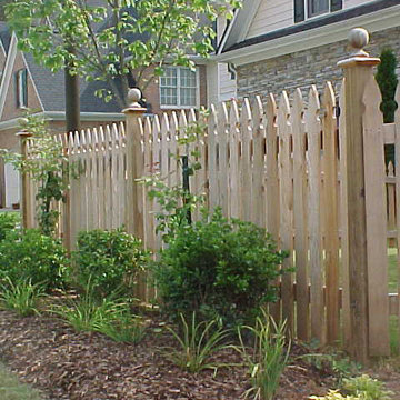 French Gothic Cedar Fence