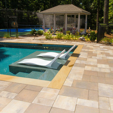 AFTER:  Pool patio and outdoor living space