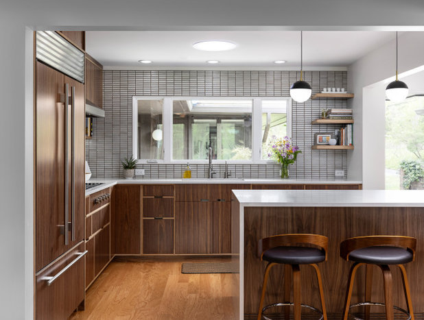 Midcentury Kitchen by Forward Design Build Remodel