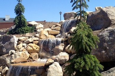This is an example of a rustic landscaping in Salt Lake City.