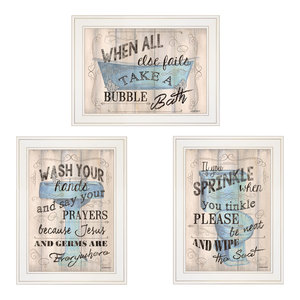Art Print Framed or Plaque by Debbie DeWitt Take a Bubble Bath DEW396