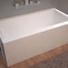 Pontormo 30 x 60 Front Skirted Air Massage Drop-In Bathtub with Left Drain