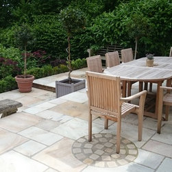 Tumbled Mint Sandstone Paving - Paving, Stones & Walling
