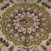 Kashan Silken Oriental Rug, Hand-Knotted 250 KPSI Soft Colors Rug