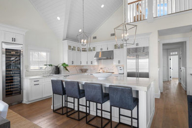 Inspiration for a coastal kitchen remodel in Philadelphia