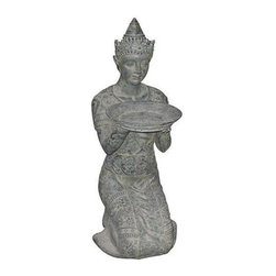 Alpine Lady Buddha Statue - Garden Statues And Yard Art