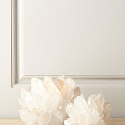 Clear Quartz Votive Holders by Kathryn McCoy Design - Home Decor