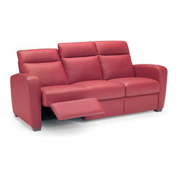 Natuzzi Editions Leather Reclining Sofa B692 - Sofas