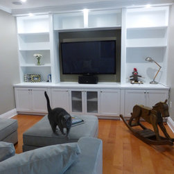 Custom Made Cabinets - Display And Wall Shelves 